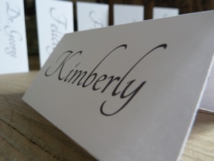 Wedding Place Name Card template design