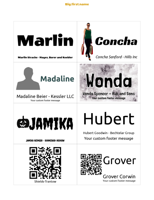 nametag name badge template for similar to Avery 5383/5390/74461/74549/74556