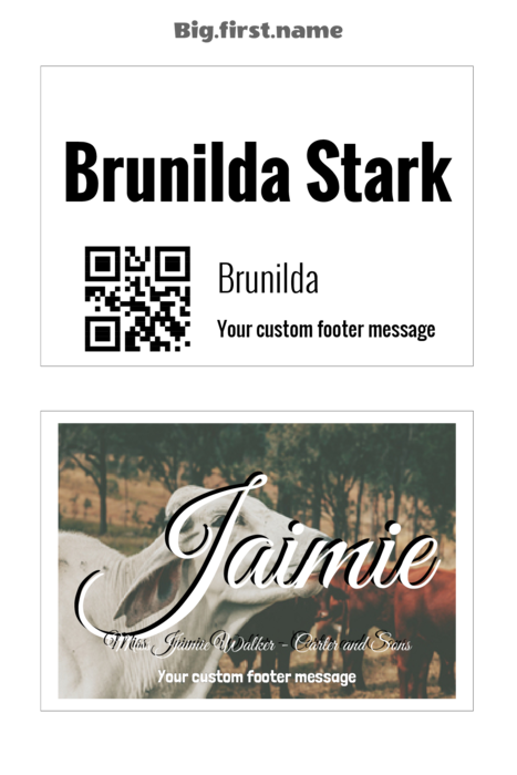nametag name badge template for similar to Avery 5141, 5140, 5143 Name Badges