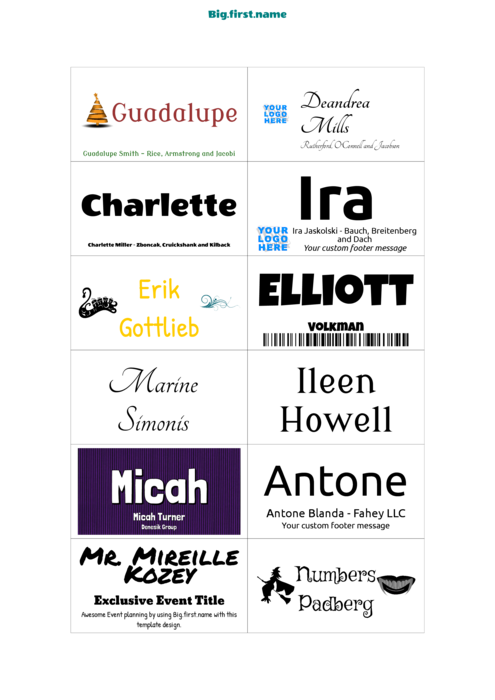 nametag name badge template for Inserts for Name Badges Sigel ZB212