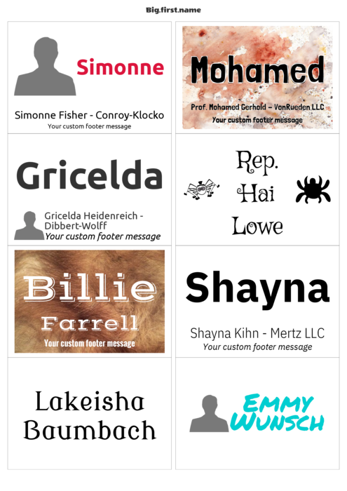 nametag name badge template for similar to Avery L7165/J8165