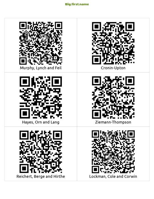 дизайн на бадж с име Етикет с QR код