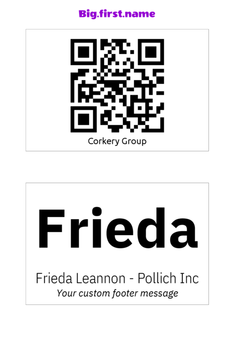 šablona jmenovky pro Post-it samolepicí štítky na jmenovky 6200-NS 6200-OS Compatible Template