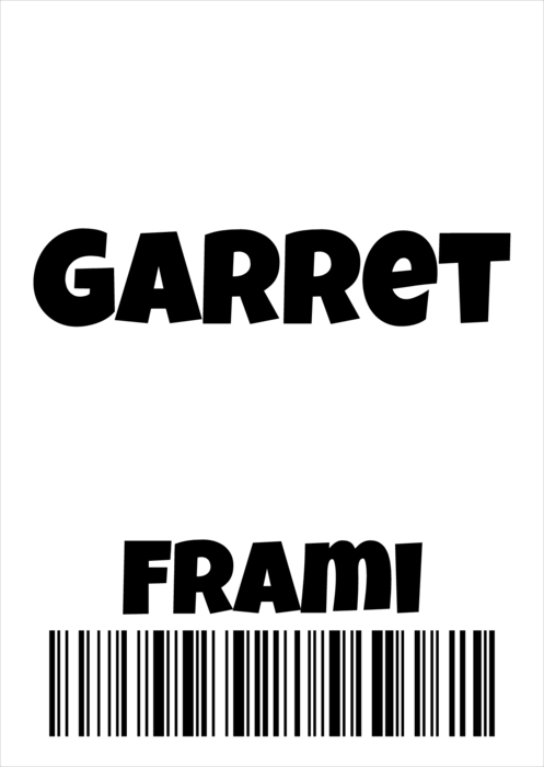 šablona jmenovky pro Velikost A6 Compatible Template