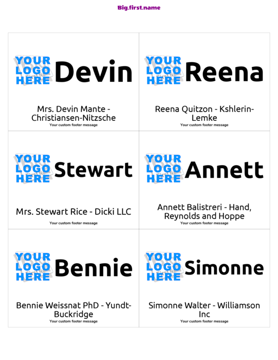 navneskiltdesign Stort Logo