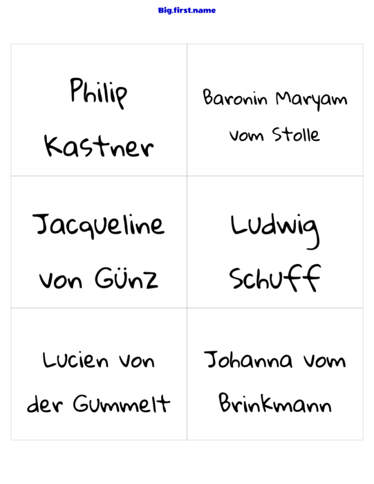 Namensschild-Design Schulmädchen