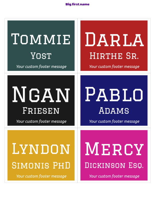 disenyo ng nametag name badge College Reunion 