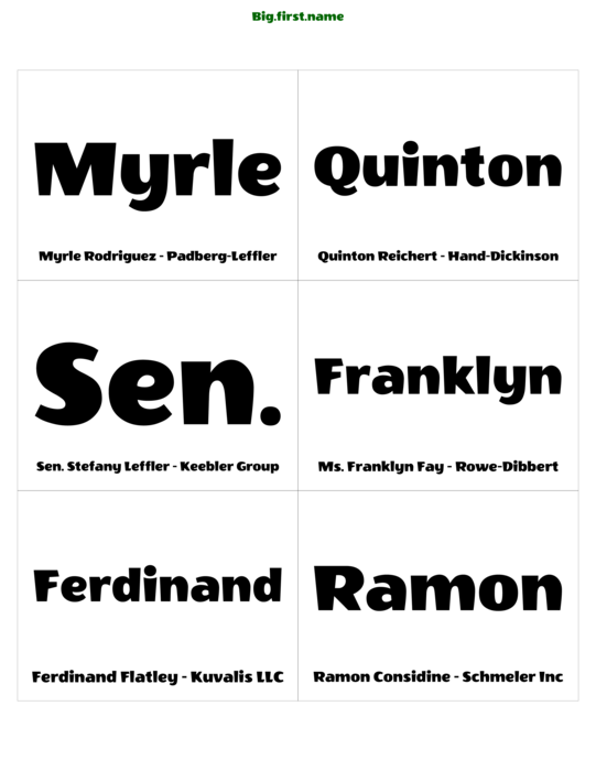 design jmenovky Nová spojení