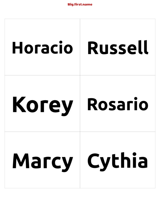 navneskiltdesign Kun Big.First.Name