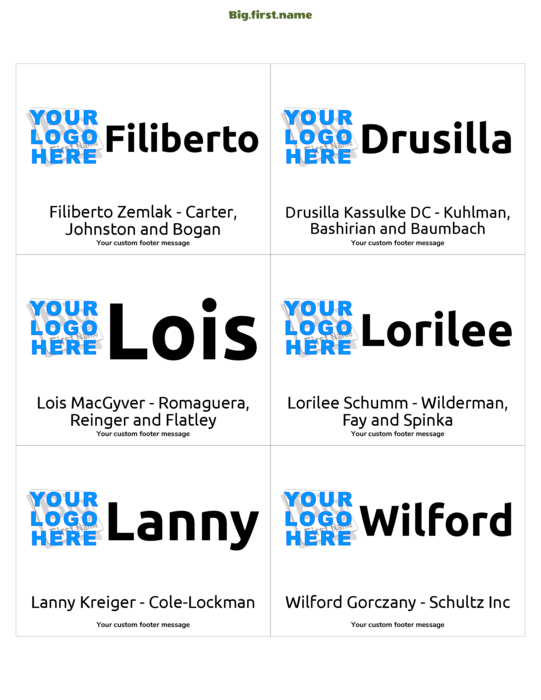 navneskiltdesign Stort Logo