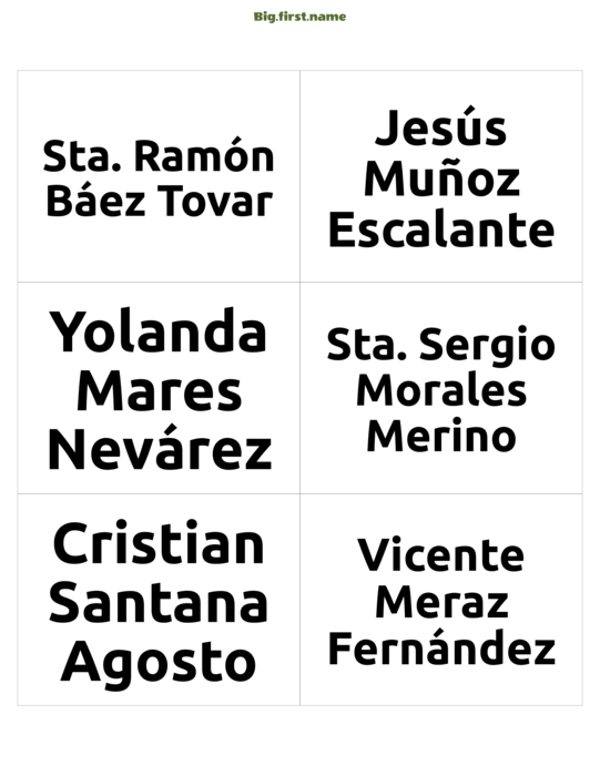 diseño de gafete con nombre Nombre Completo Negro