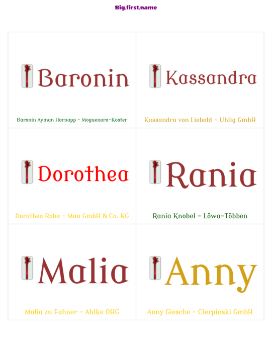 Namensschild-Design Weihnachtsessen