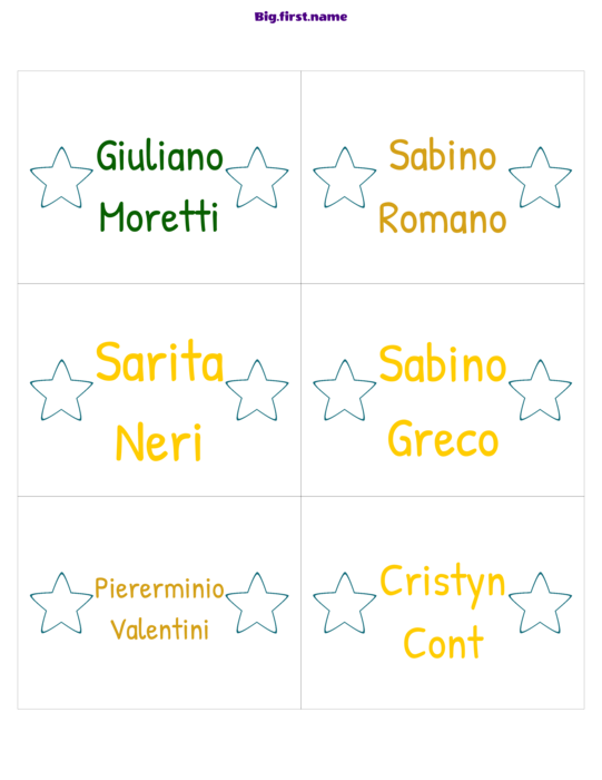 design di badge nominativo Festa di Natale