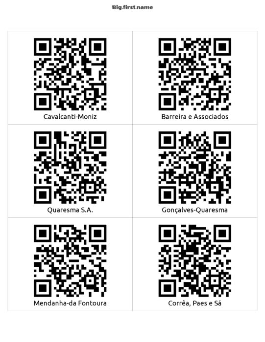 design de crachá com etiqueta de nome Etiqueta com QR Code