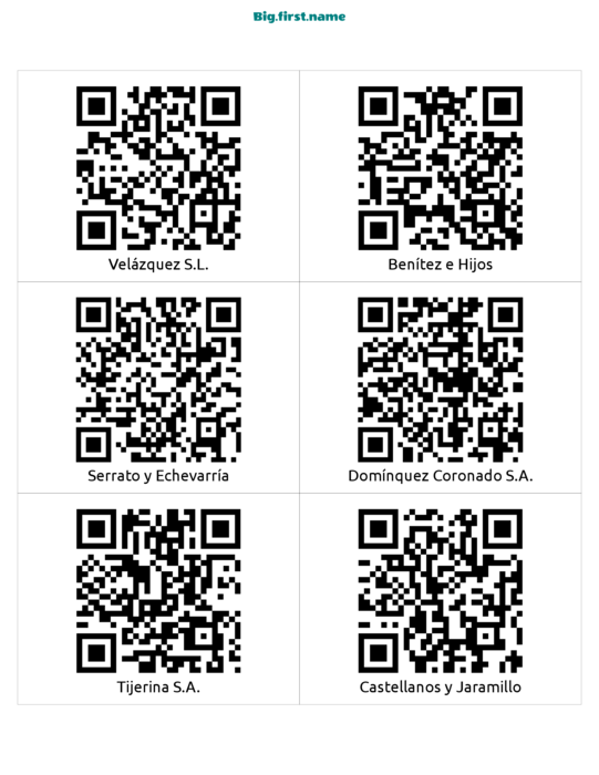 diseño de credencial de nombre Etiqueta con Código QR