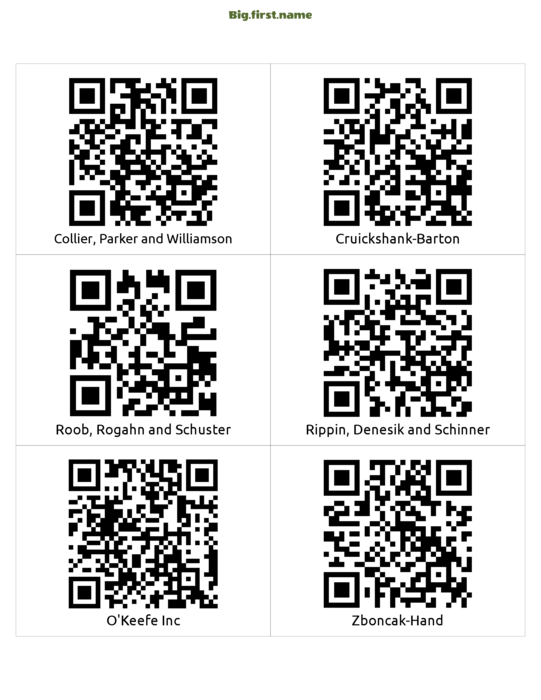 naambadge naamsticker ontwerp QR-code Label