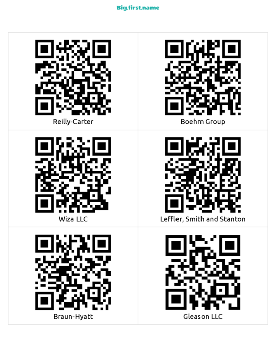 disenyo ng nametag name badge QR-Code na Label