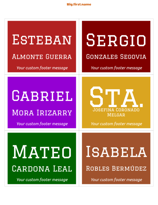 diseño de gafete con nombre Reencuentro Universitario