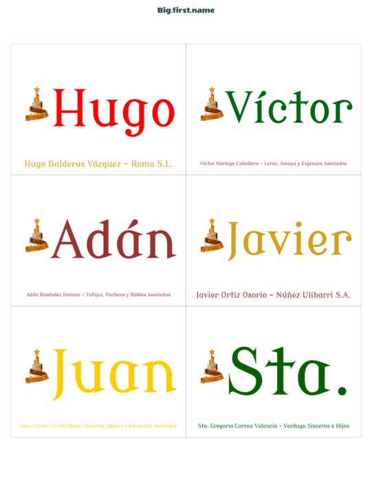 diseño de gafete con nombre Cena de Navidad
