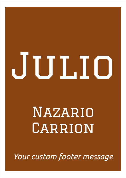 plantilla de gafete con nombre para Tamaño A6 Compatible Template