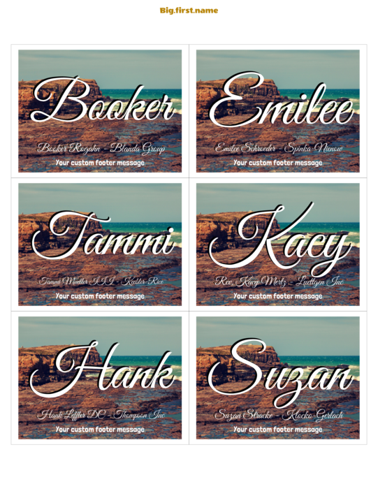 disenyo ng nametag name badge Grupo ng mga Bisita