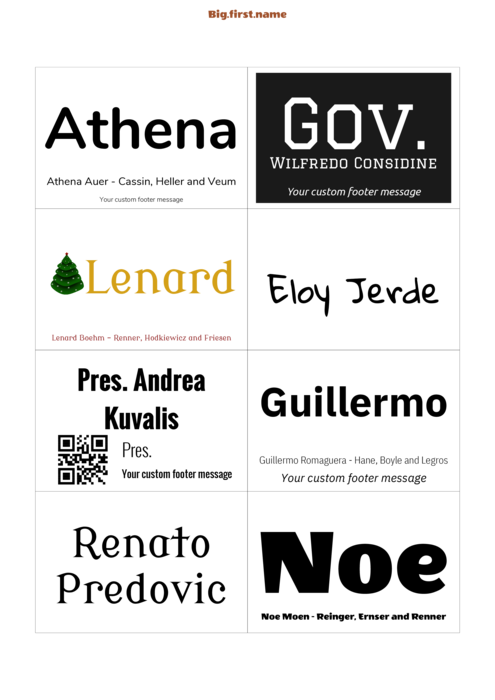 template ng nametag name badge para sa Mga Insert para sa Name Badges Sigel ZB213 Compatible Template