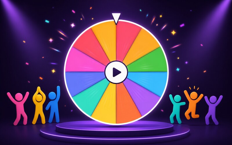 Spin the Wheel on the big screen