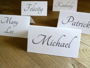 wedding place card