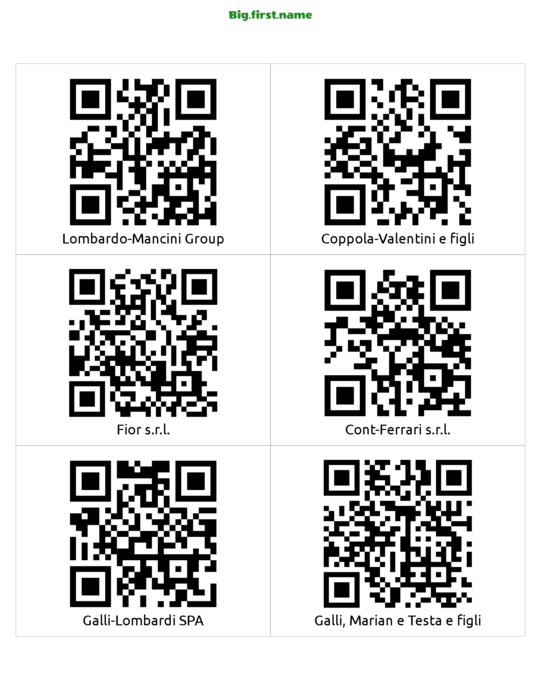 design di badge nominativo Etichetta QR-Code