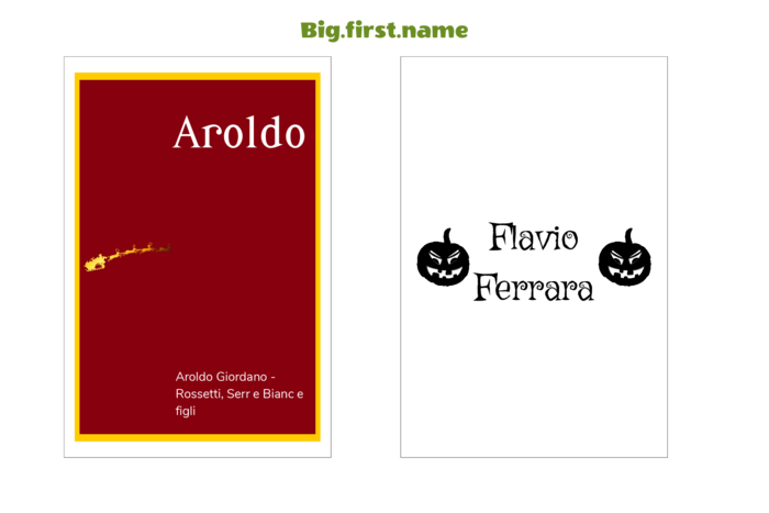 modello di badge nominativo orizzontale per Etichette adesive per badge nominativi Post-it 6200-NS 6200-OS Compatible Template