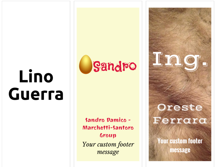 modello di badge nominativo orizzontale per LETTER Tenda a Doppia Piega Compatible Template