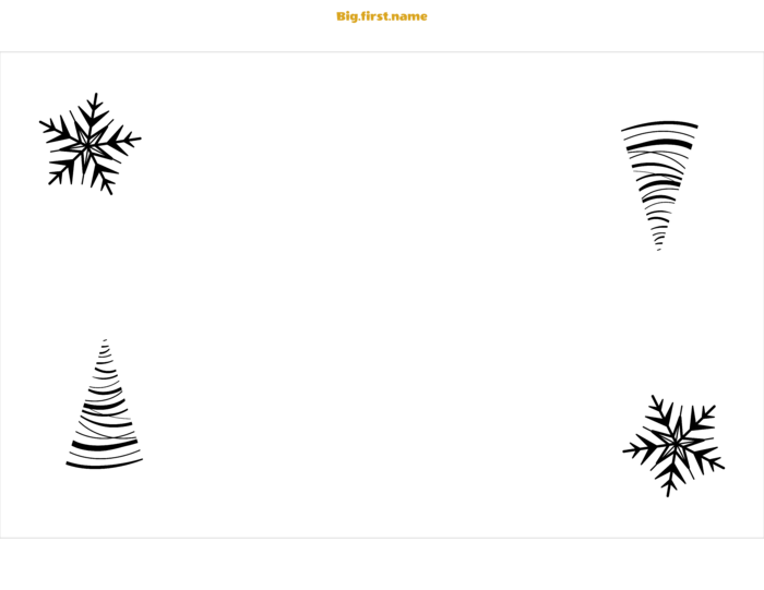 Very Large テントカード 5309 Compatible Template用ネームタグ・ネームバッジテンプレート
