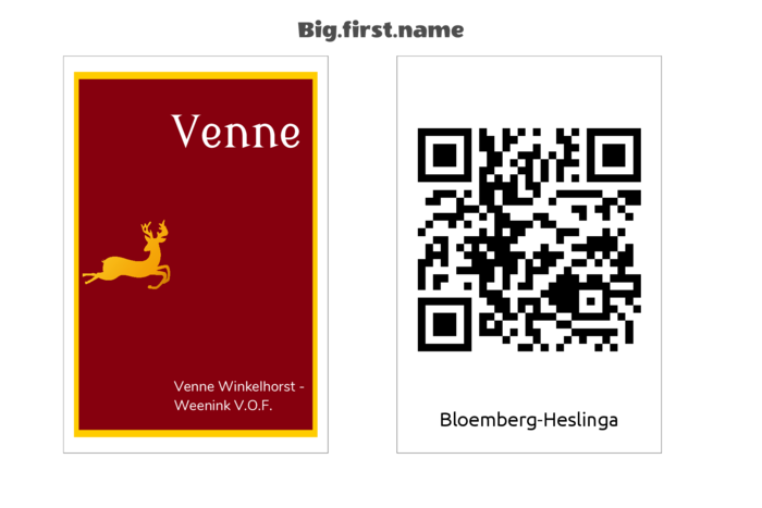 naambadge naamsticker liggend sjabloon voor Post-it Naambadge Zelfklevende Etiketten 6200-NS 6200-OS Compatible Template