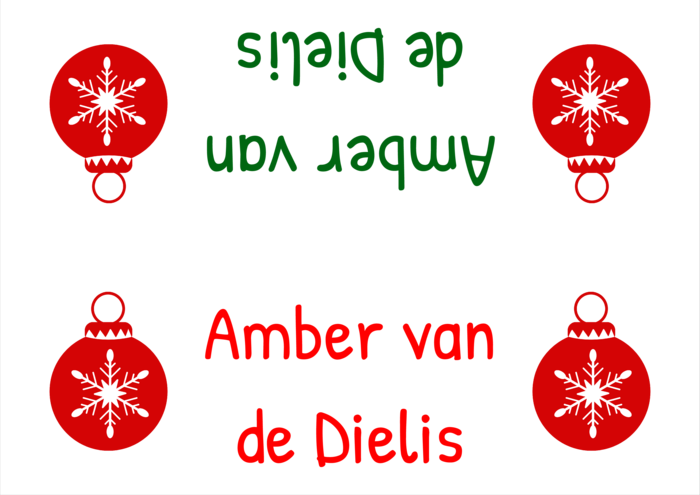 naambadge naamsticker sjabloon voor A4 Enkele Vouw Blanco Papier Liggend Compatible Template