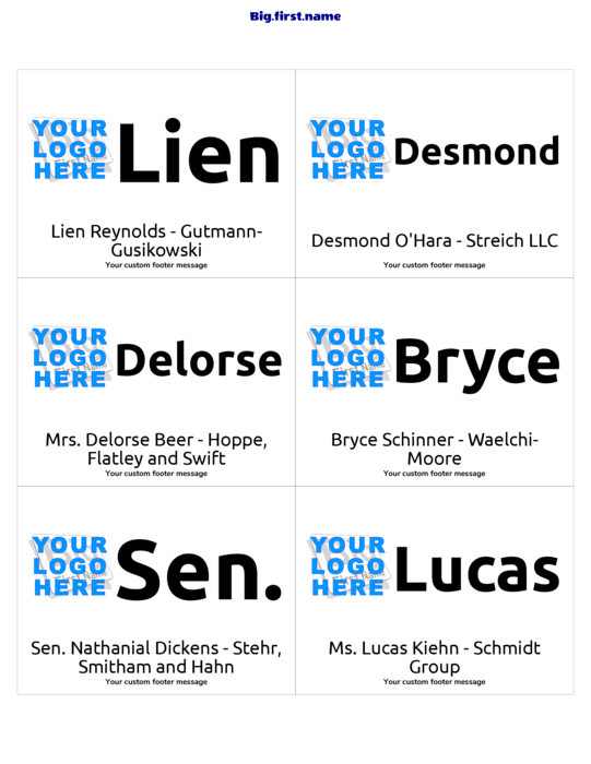 navneskilt-design Stor Logo