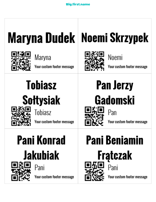 wzór identyfikatora Mały Kod QR Redux