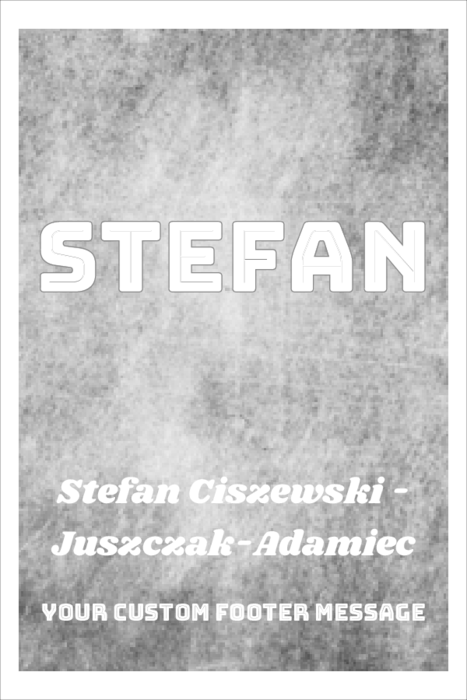 szablon identyfikatora dla 2x3 cala do drukarek ciągłych 2"x3" Compatible Template