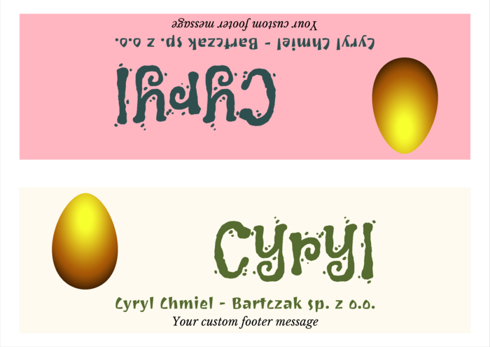 szablon identyfikatora dla A4 Pojedyncze Złożenie Zwykły Papier Poziomo Compatible Template