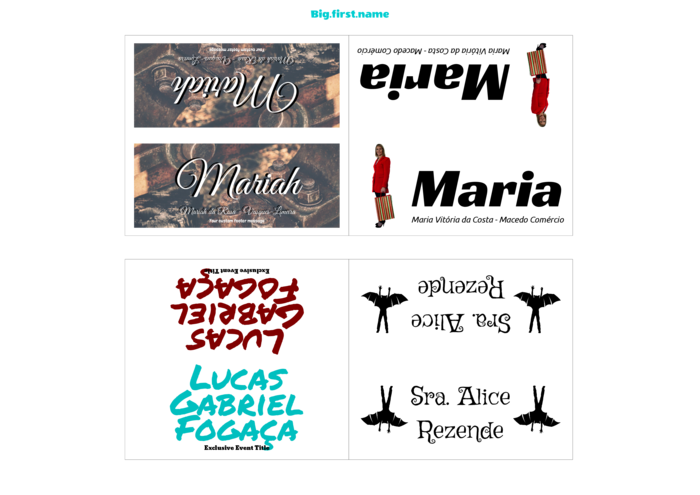 modelo de crachá para Cartões de Mesa Sigel DP001 Compatible Template