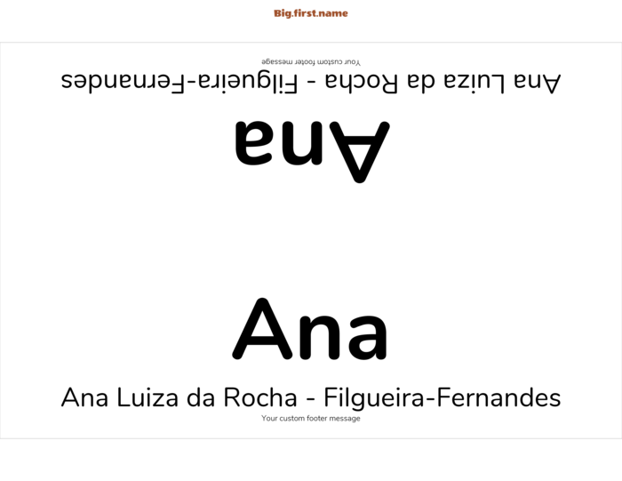 modelo de crachá para Cartões de Mesa Very Large 5309 Compatible Template