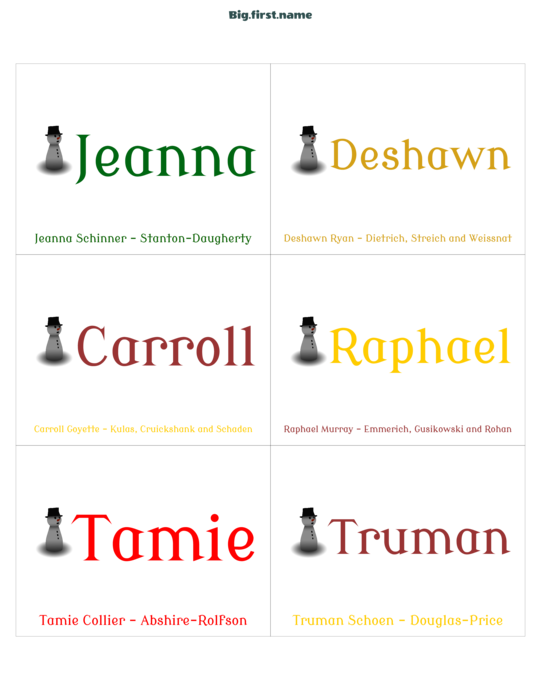 design de crachá com nome Jantar de Natal