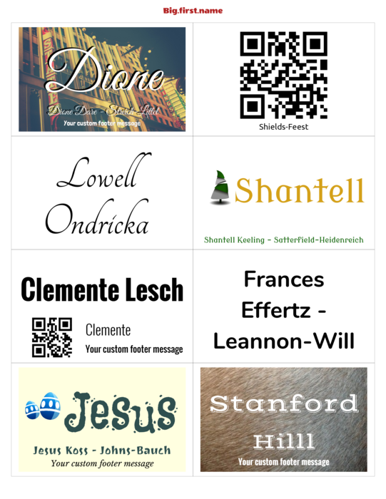modelo de crachá com nome para Inserção de Crachá em Papel Clássico 4" x 2-1, 2" PC Nametag N8MMWB Compatible Template