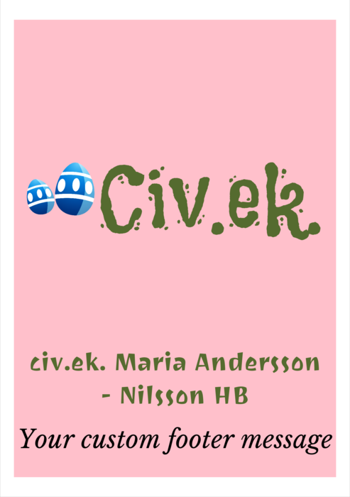 namnbricksmall för A5-storlek Compatible Template