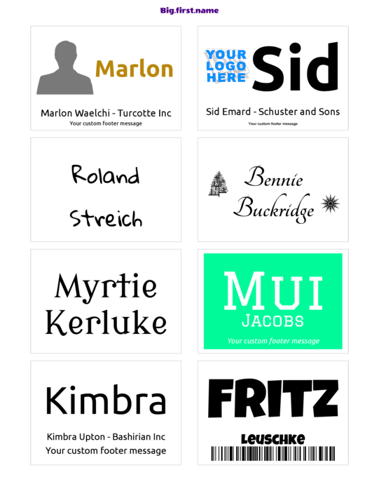 nametag name badge template for Name badge template compatible with Post-it 2800-M stock