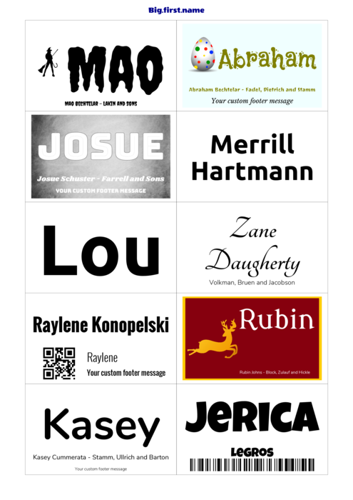 nametag name badge template for Name badge template compatible with Sigel LP898 stock
