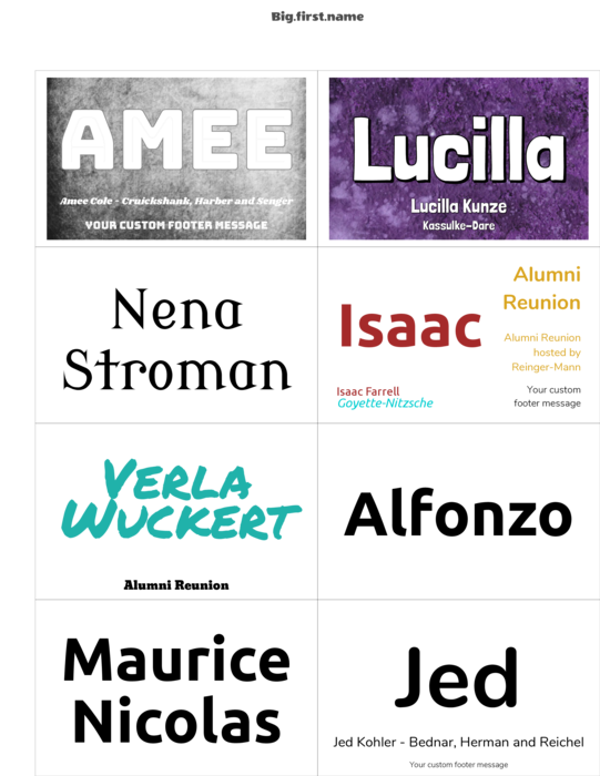 nametag name badge template for Name badge template compatible with pc/nametag N8MPWB stock