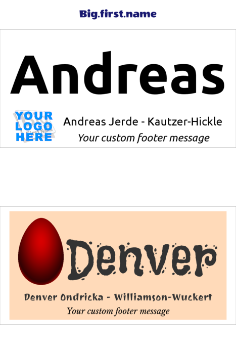 nametag name badge template for Name badge template compatible with Avery 2225 stock
