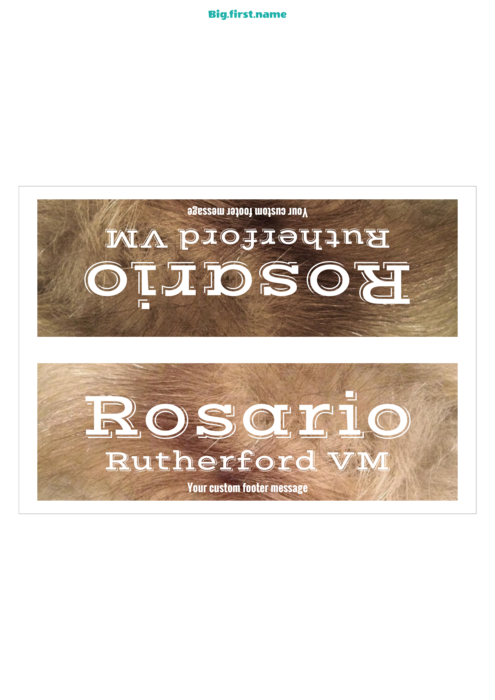 nametag name badge template for A4 Tri-Fold Plain Paper Portrait Compatible Template