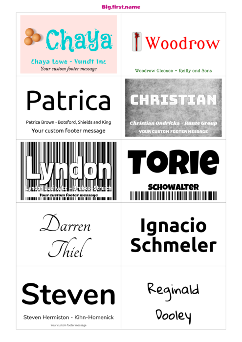 nametag name badge template for Business card template compatible with A-one 51002 stock