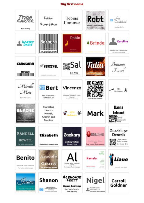 nametag name badge template for Label template compatible with A-one 31553 sheets